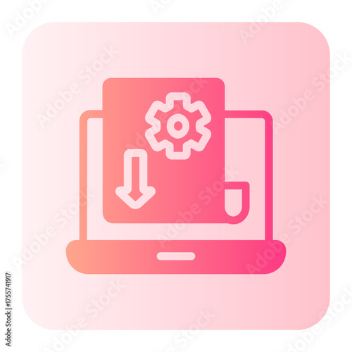 data gathering gradient icon