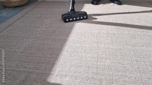 House Cleaning, Carpet Cleaning with Cordless Mop Vacuum Cleaner