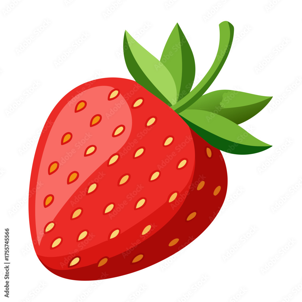 Obraz premium strawberry isolated on white background