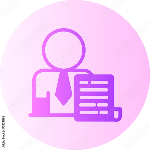 assigning gradient icon