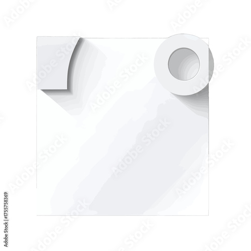 Minimalist White Shapes With Soft Shadows On A White Background Elegant Geometric Design Simplicity Conceptual Art Illustration Clean Visual Style