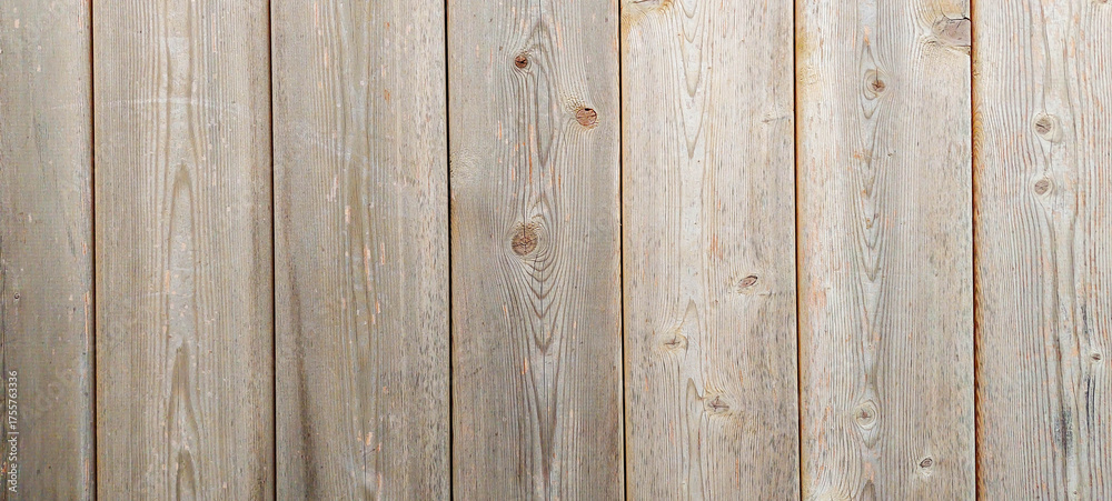 Naklejka premium Texture of vertical planks in a near horizontal frame