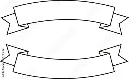 set of vector ribbons