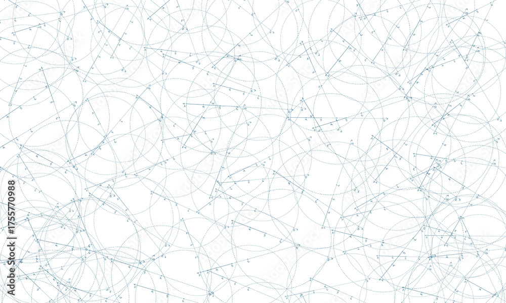 Obraz premium Abstract blue scribble pattern background, chaotic circular strokes creating tangled visual texture and artistic noise