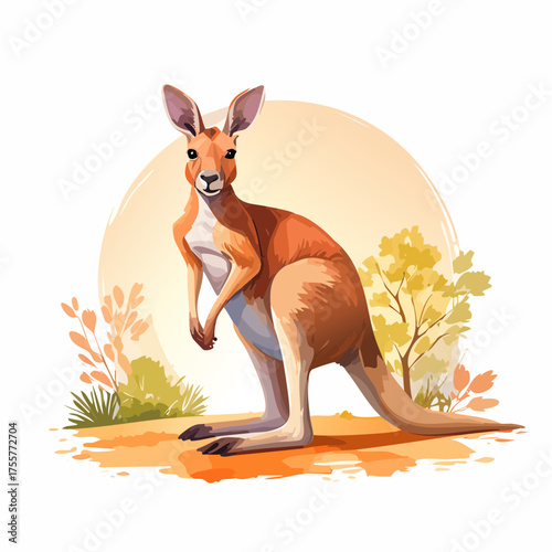 Känguru im Outback
