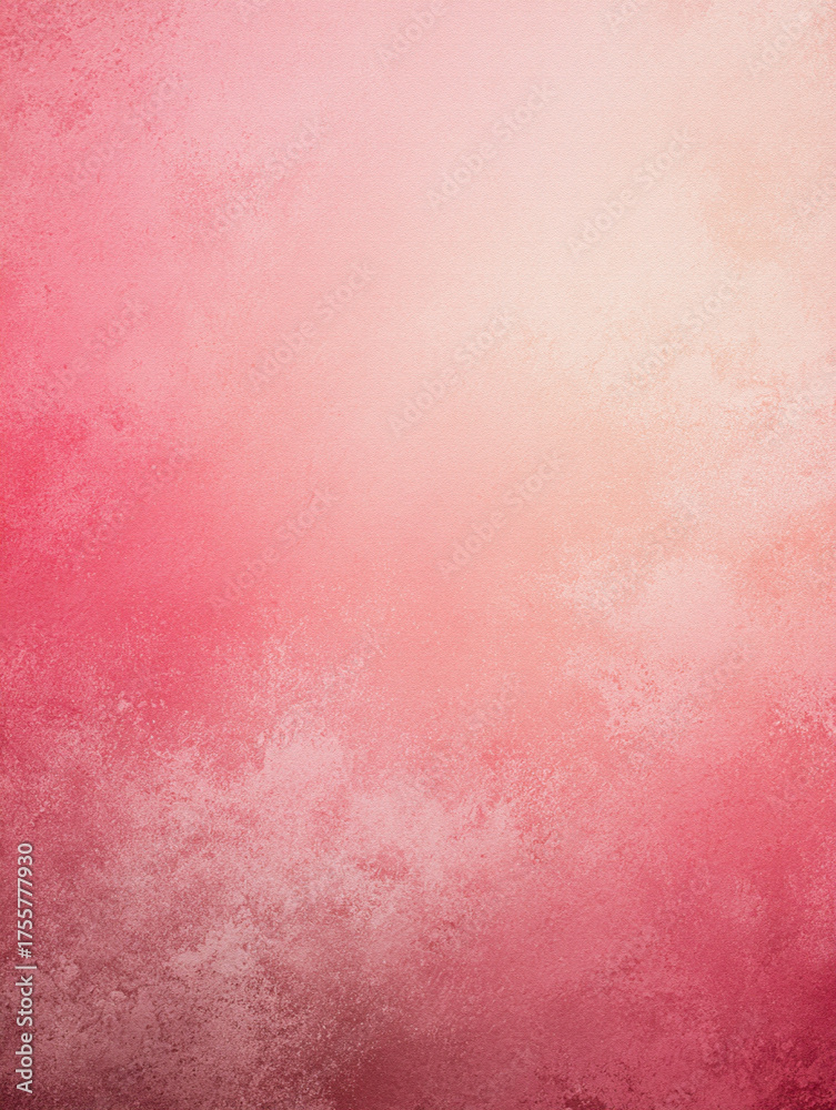Fototapeta premium Pink and red gradient abstract background with a subtle textured painted finish, offering a warm and artistic feel. Ideal as a modern backdrop for product displays, branding mockups, and creative d