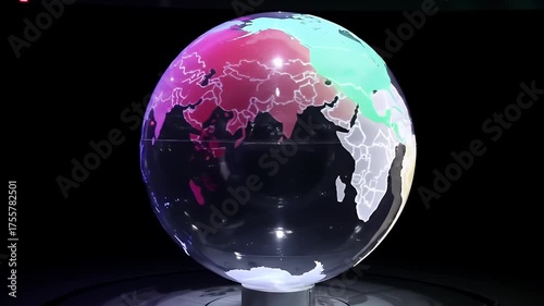 Colorful World Globe.