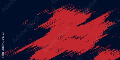 Abstract Blue and red abstract grunge background with halftone style modern arts sport background modern