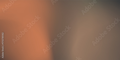 Art Out of focus sun setting over the ocean glowing orange with dark blue background modern