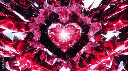 abstract background with hearts