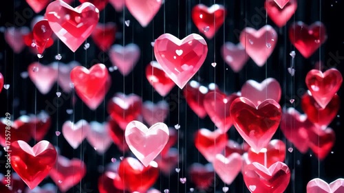 valentine hearts background