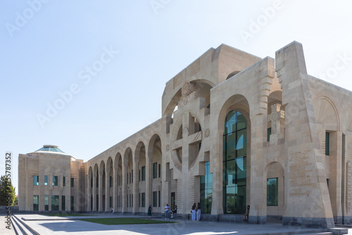 Modern Architecture of Mother See of Holy Etchmiadzin in Vagharshapat, Armenia 