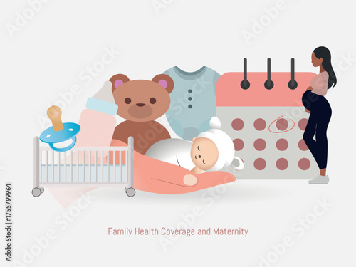 Family health coverage providing maternity and newborn care