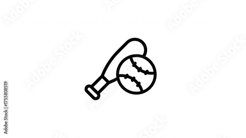 baseball animated icon