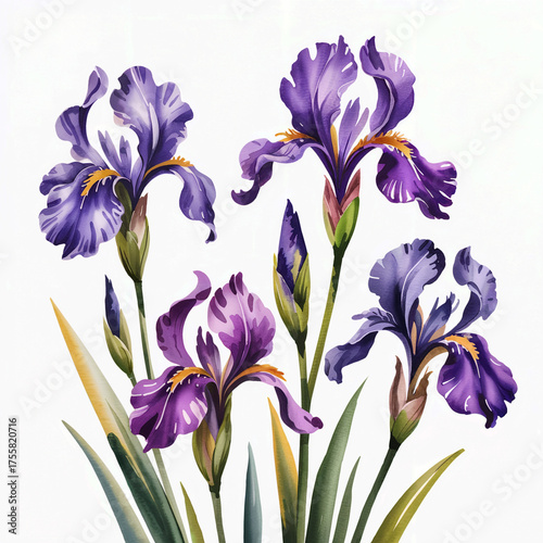 bouquet of iris