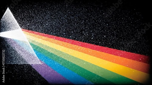 Prism light spectrum