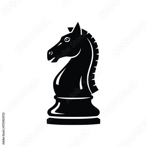 Equestrian Chess Knight Vector Illustration
