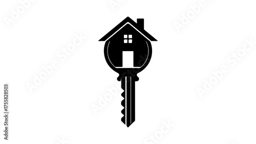 House key with transparent background