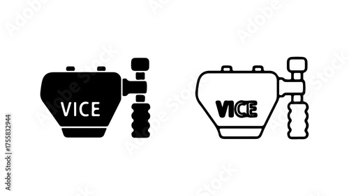 Vice media camera icons with transparent background