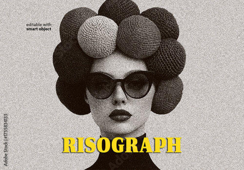 Risograph Photo Effect