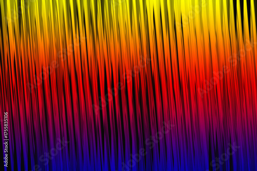 Abstract vertical stripes gradient of warm and cool colors