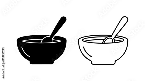Mortar and pestle set with transparent background