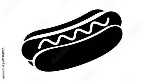 Hot dog with transparent background