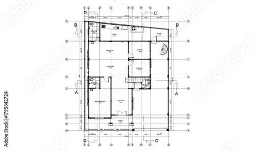 First Floor Plan To 2 Story House