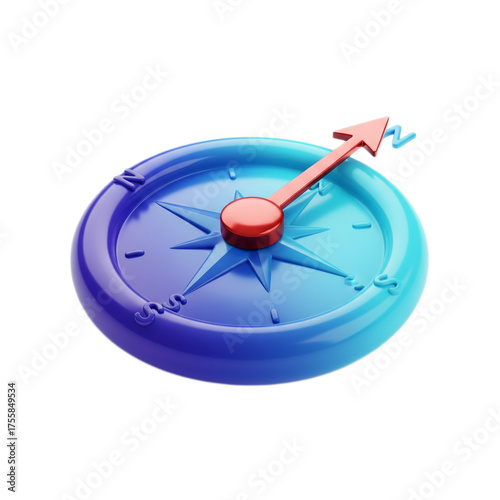 Navigate your brand's future with a guiding compass, pointing towards success and strategic direction with clarity and precision for business growth