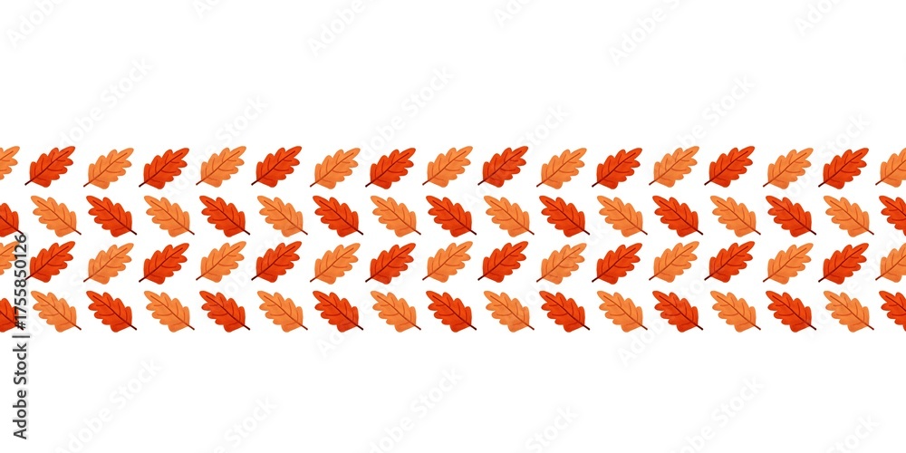 custom made wallpaper toronto digitalAutumn leaf pattern background. Seamless orange fall leaves design on white. Cozy seasonal vector for autumn decor, thanksgiving, and harvest themes.