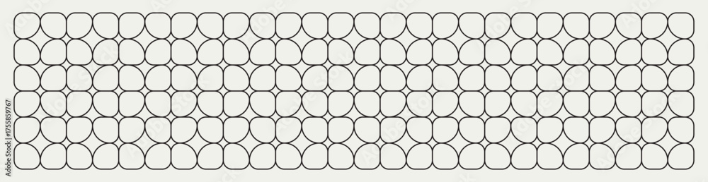 Naklejka premium Abstract geometric pattern background in black and white shades for wall décor, textiles, interior design and more.