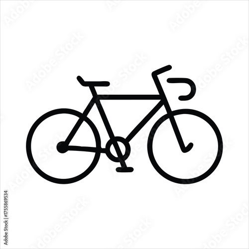 bicycle icon vector illustration