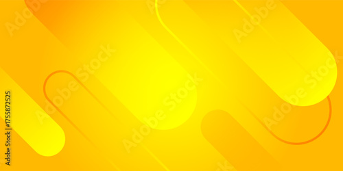 abstract diagonal line and shape in gradient yellow background.