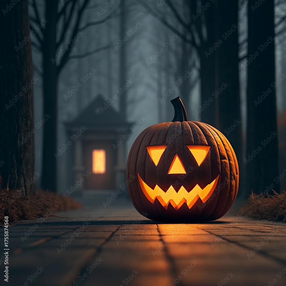 Fototapeta premium Halloween background with paper bats and place for text on black background