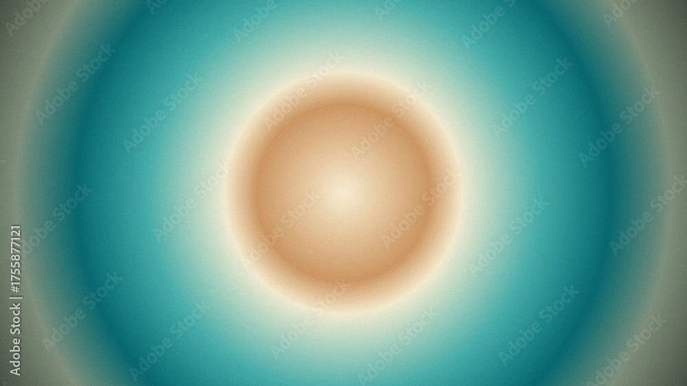 Fototapeta premium Abstract concentric circles background with a vintage and retro style effect
