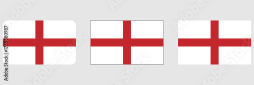 England flag wave isolated on png or transparent background, Symbol england ,template for banner, card, advertising, promote and business matching country poster, vector illustration