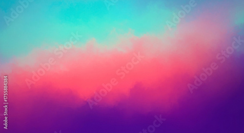 Soft wavy Texture with pink color gradient | Vaporwave Background in Glowing form | Electric Turquoise Pink Purple Gradient in Colorful Cloudy blending 