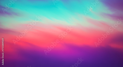 Soft wavy Texture with pink color gradient | Vaporwave Background in Glowing form | Electric Turquoise Pink Purple Gradient in Colorful Cloudy blending 