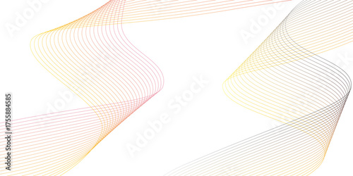 Abstract wave vector illustration: Artistic blue light curves and lines creating a modern digital backdrop patternAbstract wave vector illustration: Artistic blue light curves and lines creating a mod
