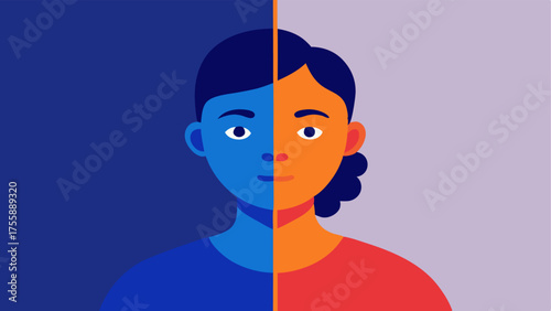 Before and After A split illustration showing a before dull skin tone and an after vibrant complexion emphasizing the transformative power of exosome treatment.