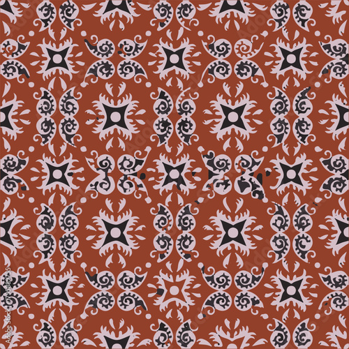 seamless pattern with flowers