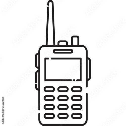 Walkie-talkie icon representing two-way radio communication devices.