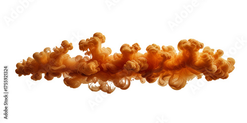 bright orange paint color powder festival background.	
