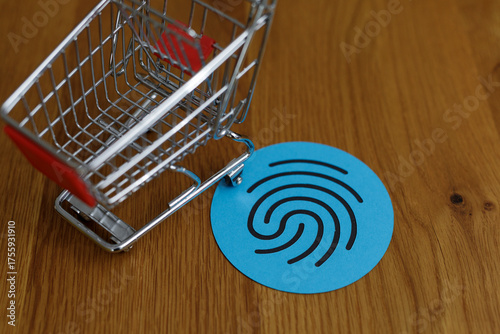 Conceptual image of a shopp...