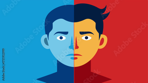Before and After Depict two sidebyside faces