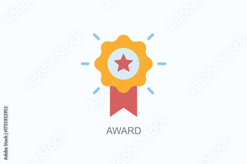 Award Icon Or Logo Isolated Vector Illustration