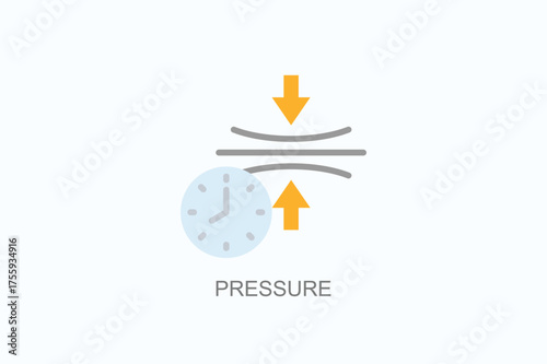 Pressure Icon Or Logo Isolated Vector Illustration