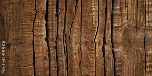 Old brown wooden plank texture background. Light texture of wooden board.	