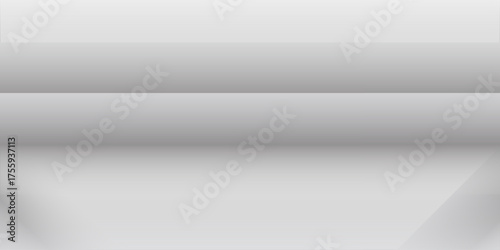 Grey white abstract background paper shine and layer element vector for presentation design. Suit for business, corporate, institution, party, festive, seminar, and talks.