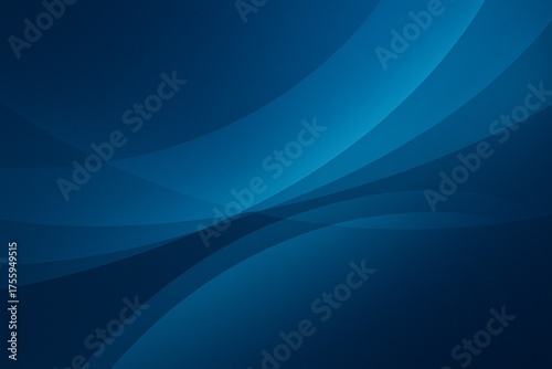 Abstract Blue Gradient Flowing Lines Background